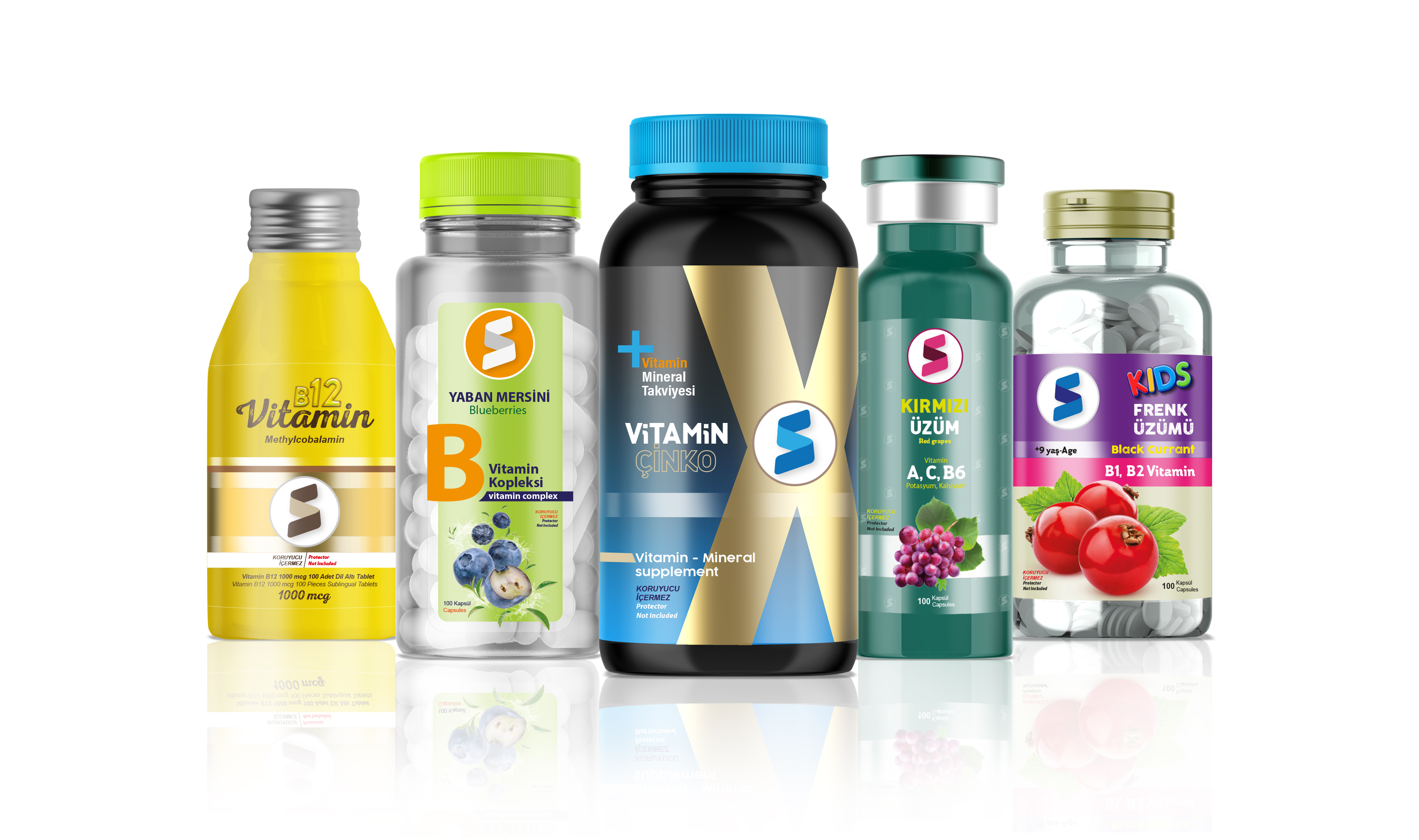 Vitamin Ürün Etiketleri