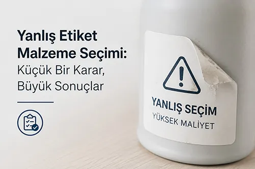 Yanlış Etiket Malzemesi Seçimi: Küçük Bir Karar, Büyük Bir Maliyet